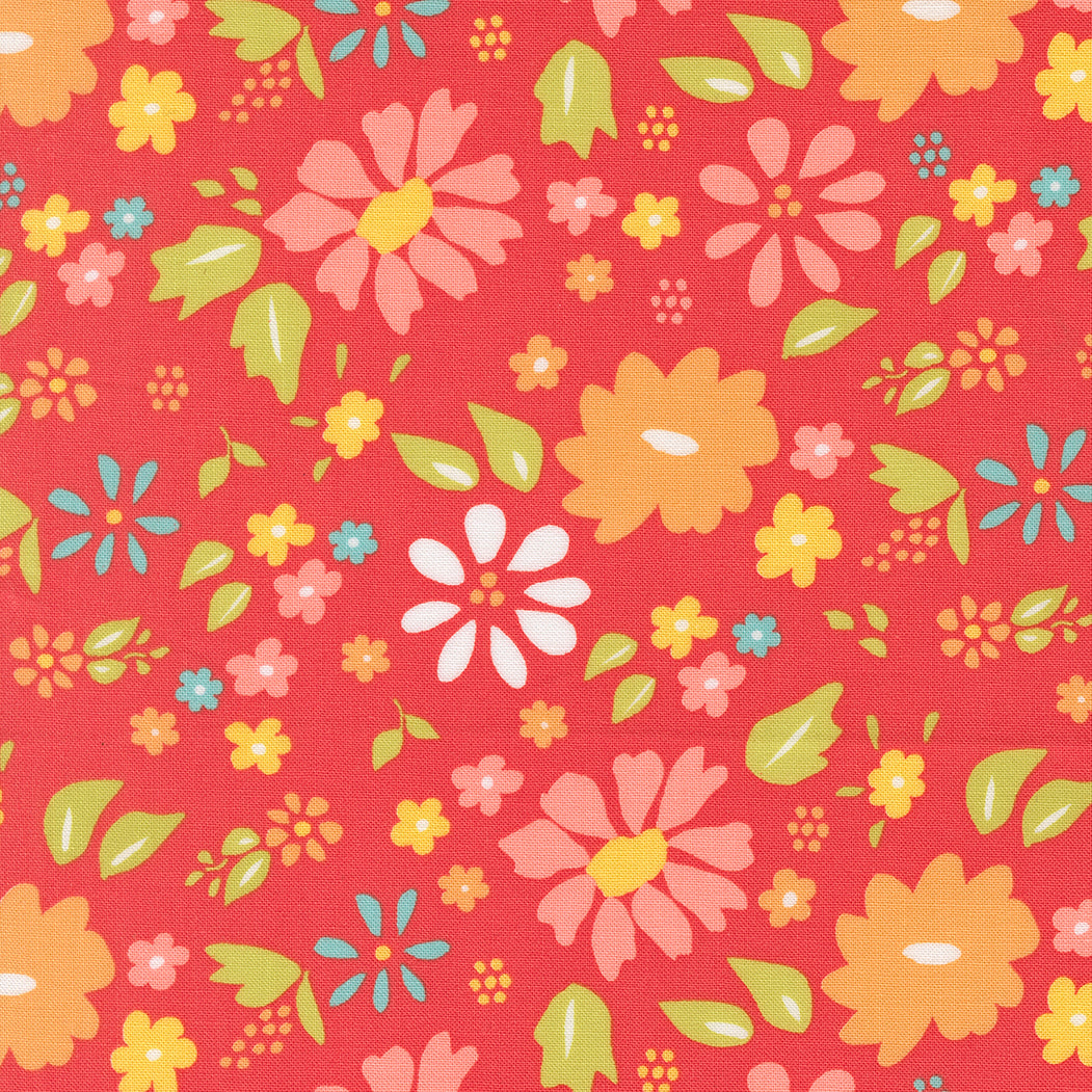 Delightfully Yours Wildflower Geranium M3770016 by Sherri and Chelsi for Moda Fabrics (sold in 25cm increments)