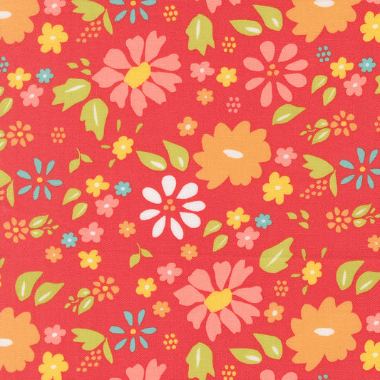 Delightfully Yours Wildflower Geranium M3770016 by Sherri and Chelsi for Moda Fabrics (sold in 25cm increments)
