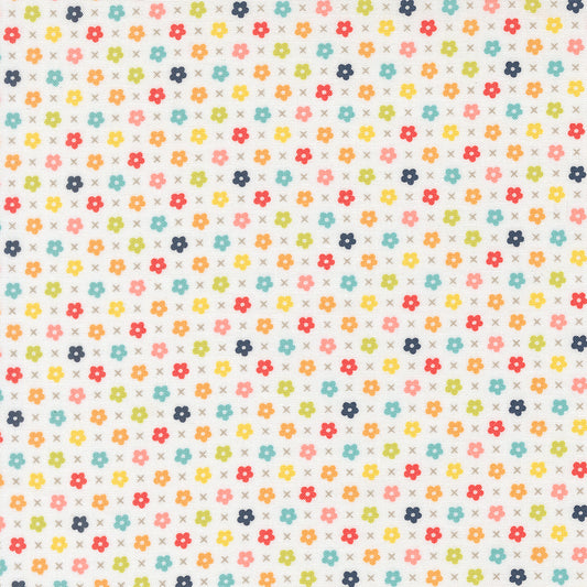 Delightfully Yours Blooms Cloud M3770311 by Sherri and Chelsi for Moda Fabrics (sold in 25cm increments)