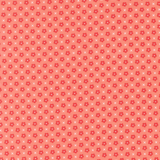 Delightfully Yours Blooms Carnation M3770315 by Sherri and Chelsi for Moda Fabrics (sold in 25cm increments)