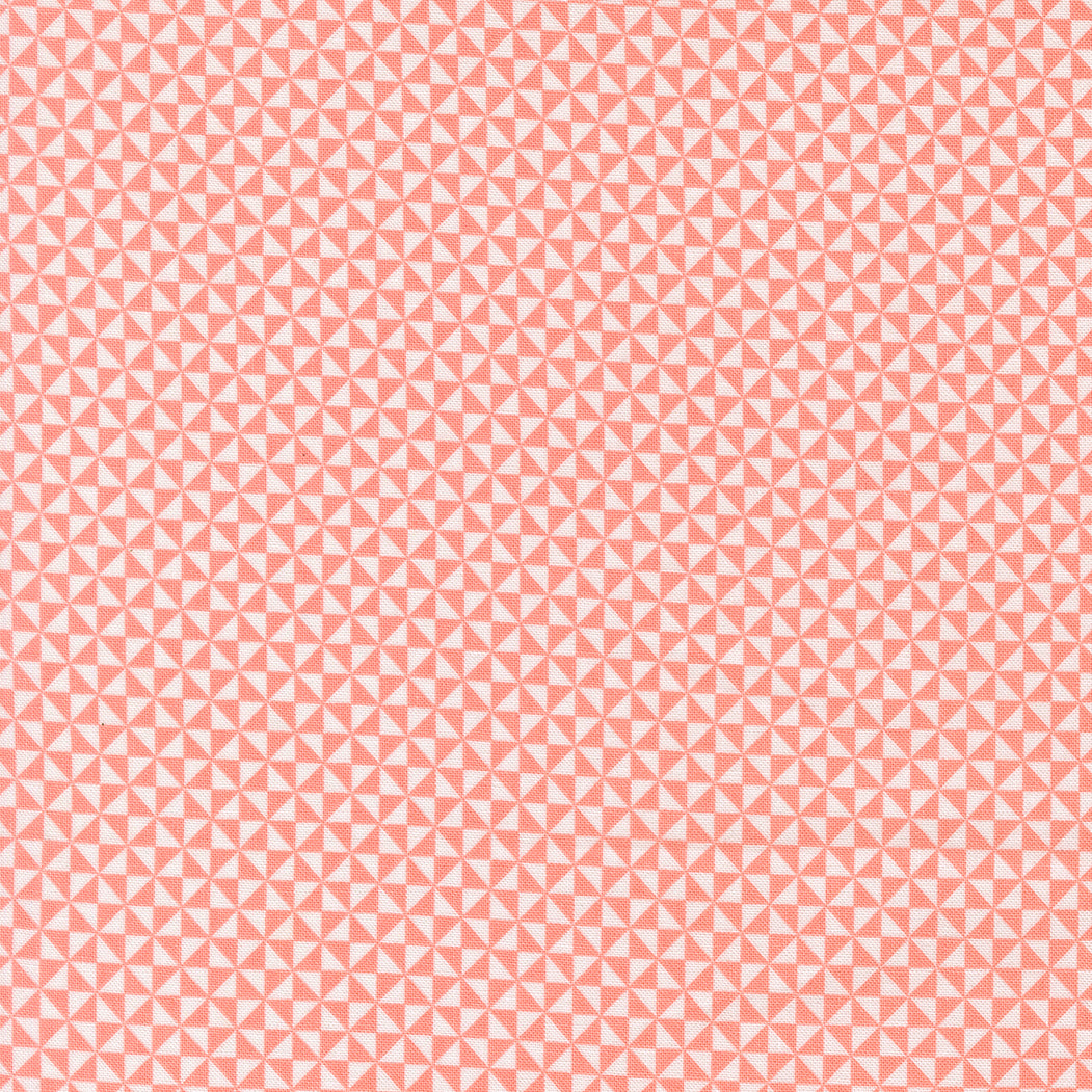 Delightfully Yours Pinwheel Carnation M3770415 Poolside by Sherri and Chelsi for Moda Fabrics (sold in 25cm increments)