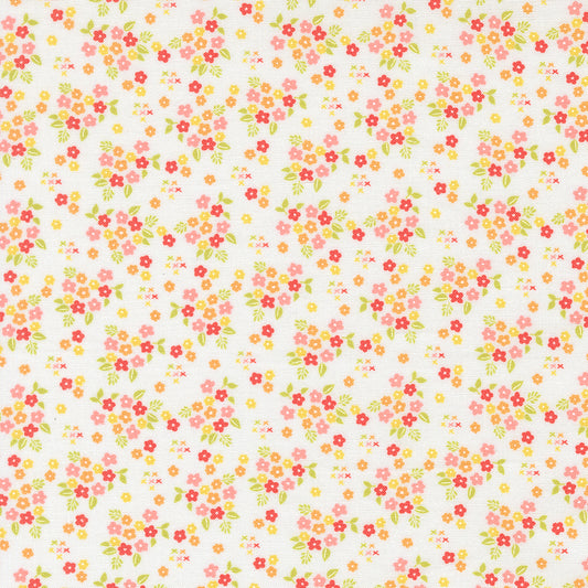 Delightfully Yours Posie Cloud M3770511 Poolside by Sherri and Chelsi for Moda Fabrics (sold in 25cm increments)