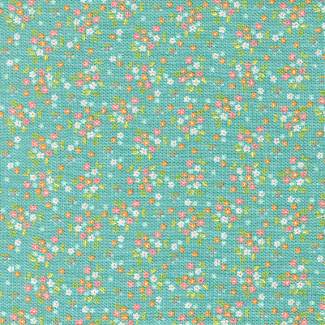 Delightfully Yours Posie Poolside M3770518 Poolside by Sherri and Chelsi for Moda Fabrics (sold in 25cm increments)