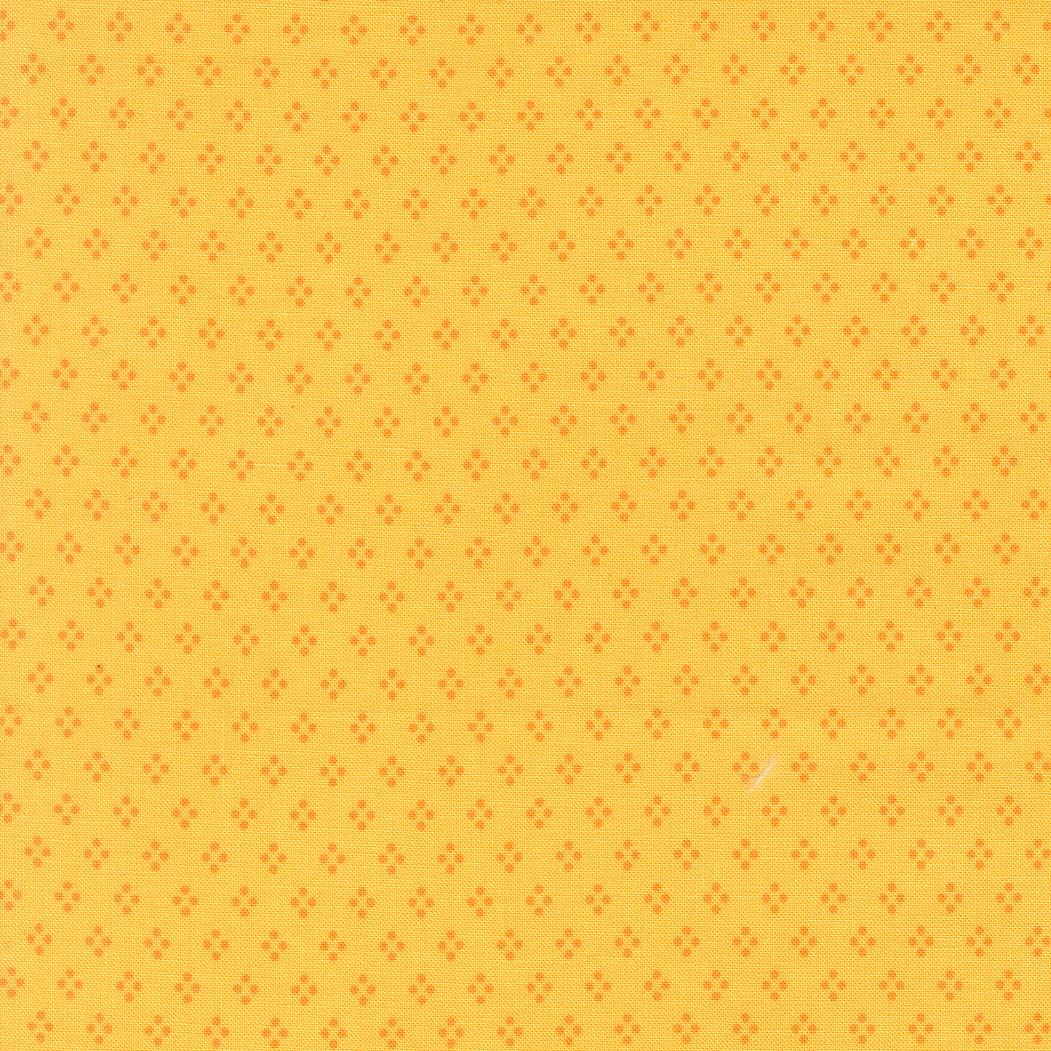 Delightfully Yours Dots Buttercup M3770712 by Sherri and Chelsi for Moda Fabrics (sold in 25cm increments)