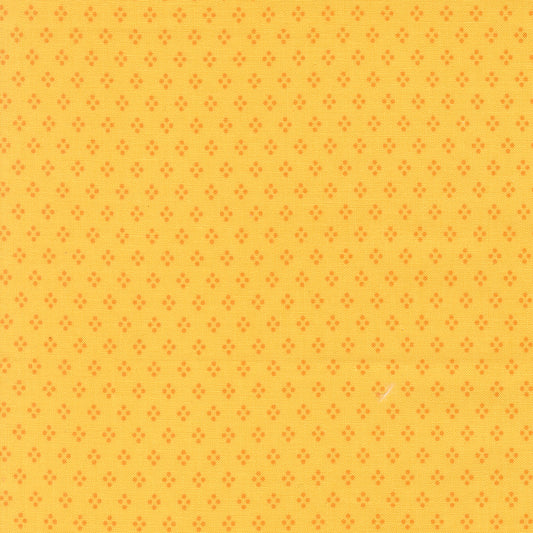 Delightfully Yours Dots Buttercup M3770712 by Sherri and Chelsi for Moda Fabrics (sold in 25cm increments)