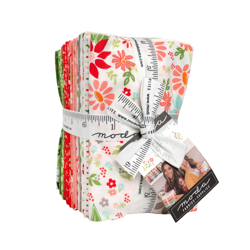 Poinsettia & Pear Fat Eighth Bundle by Sherri & Chelsi for Moda fabrics