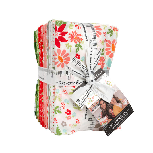 Poinsettia & Pear Fat Eighth Bundle by Sherri & Chelsi for Moda fabrics