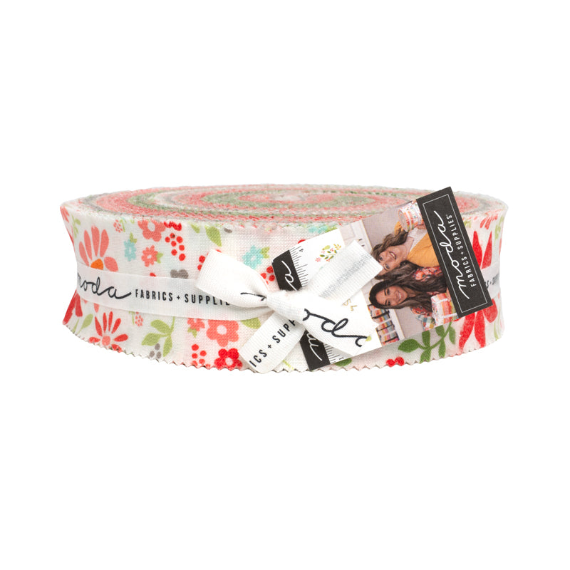 Poinsettia & Pear Honey Bun by Sherri & Chelsi for Moda fabrics