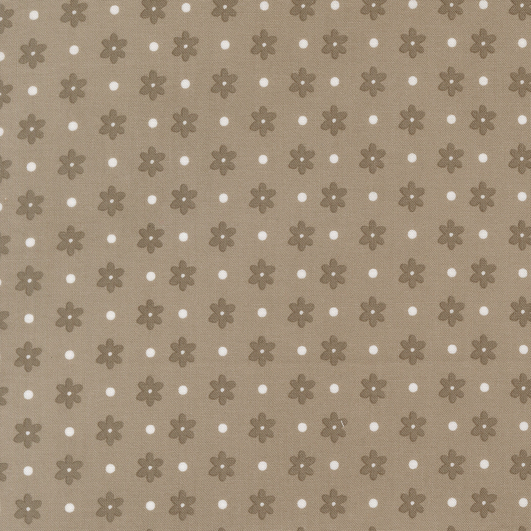 Poinsettia & Pear Daisy Dot Stone M3771317 by Sherri & Chelsi for Moda fabrics (sold in 25cm increments)