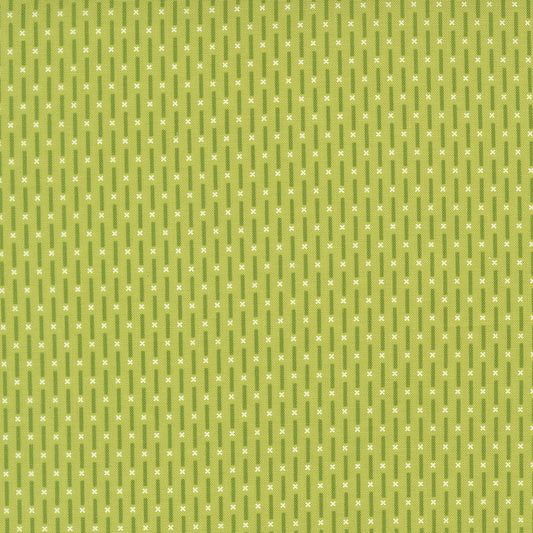 Poinsettia & Pear Candy Stripe Pistachio M3771512 by Sherri & Chelsi for Moda fabrics (sold in 25cm increments)