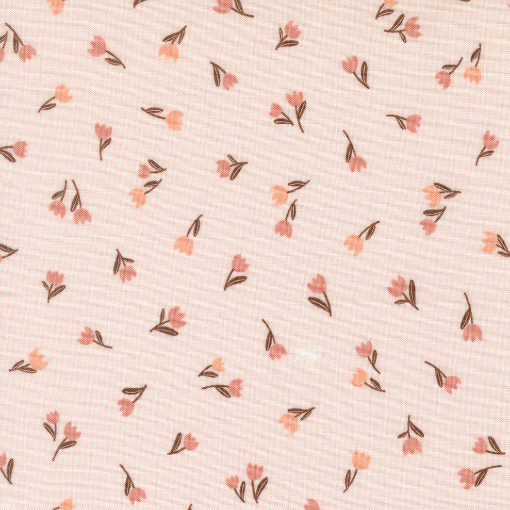 Blossoms and Blooms Tulips Blush M3905513 by Elena Amo for Moda Fabrics (sold in 25cm increments)