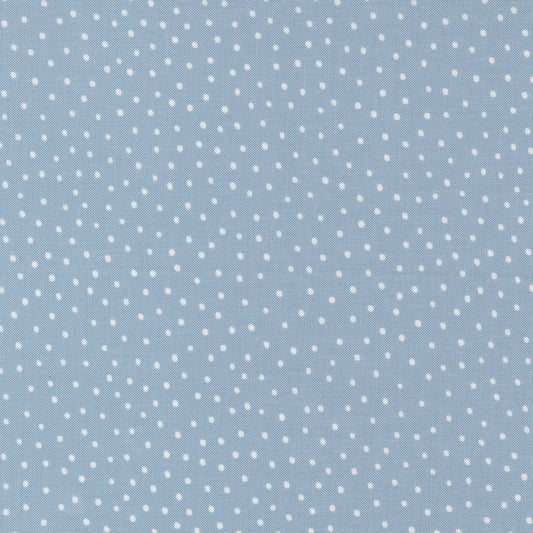 Blossoms and Blooms Dots Sky M3905620 by Elena Amo for Moda Fabrics (sold in 25cm increments)