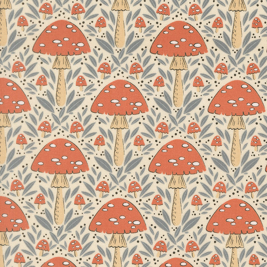 Natures Sketchbook Mushroom Pearl M3907211 by Elena Amo for Moda fabrics (sold in 25cm increments)