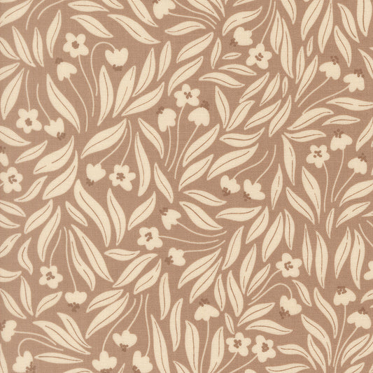 Natures Sketchbook Flowy Flowers Pebble M3907313 by Elena Amo for Moda fabrics (sold in 25cm increments)