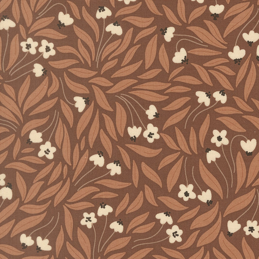Natures Sketchbook Flowy Flowers Bark M3907315 by Elena Amo for Moda fabrics (sold in 25cm increments)