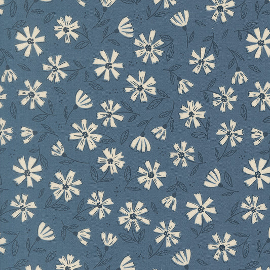 Natures Sketchbook Flowers Dusk M3907417 by Elena Amo for Moda fabrics (sold in 25cm increments)