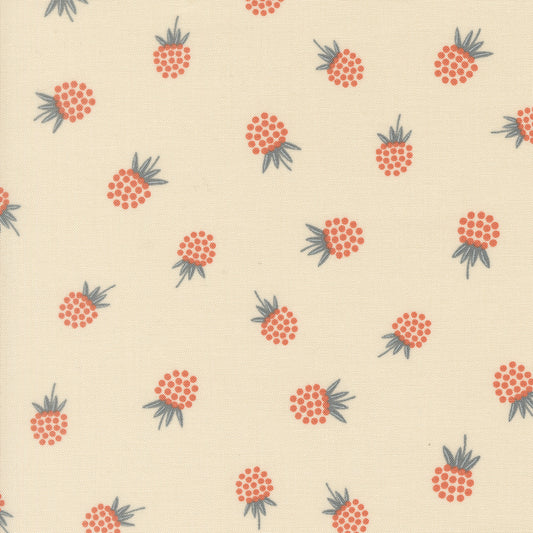 Natures Sketchbook Berries Pearl M3907511 by Elena Amo for Moda fabrics (sold in 25cm increments)