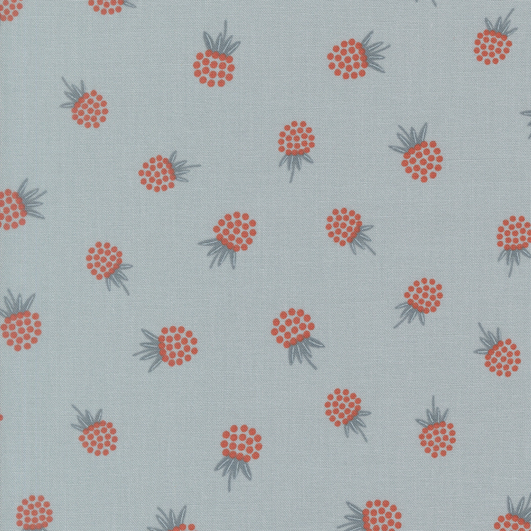 Natures Sketchbook Berries Sky M3907520 by Elena Amo for Moda fabrics (sold in 25cm increments)