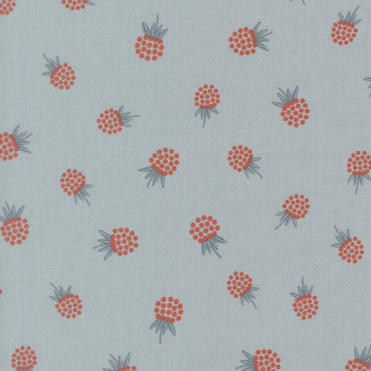 Natures Sketchbook Berries Sky M3907520 by Elena Amo for Moda fabrics (sold in 25cm increments)