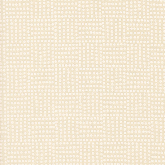 Natures Sketchbook Dots Pearl/White M3907821 by Elena Amo for Moda fabrics (sold in 25cm increments)