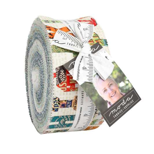 Paper Hamlet Jelly Roll by Cathe Holden for Moda fabrics