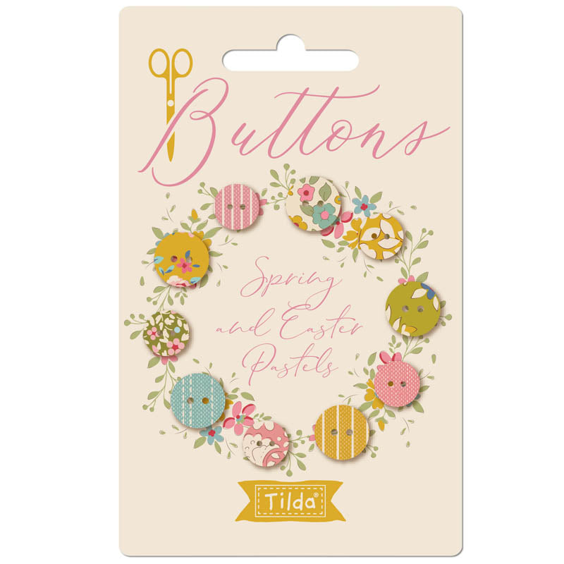 Tilda Creating Memories Buttons Spring