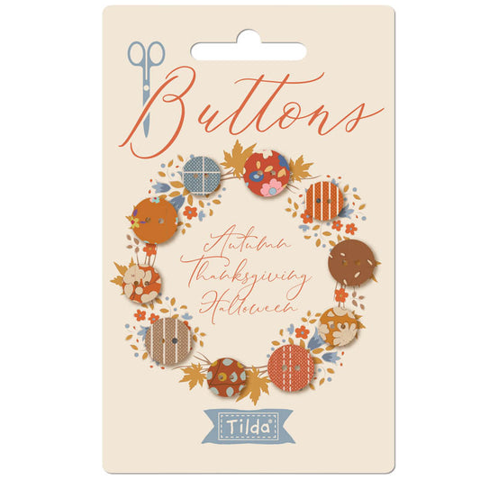 Tilda Creating Memories Buttons Autumn