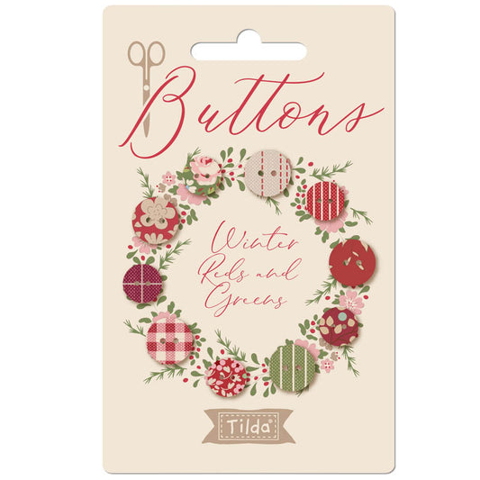 Tilda Creating Memories Buttons Winter