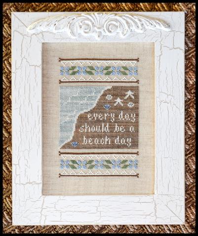 Beach Day Cross Stitch Pattern Country Cottage Needleworks