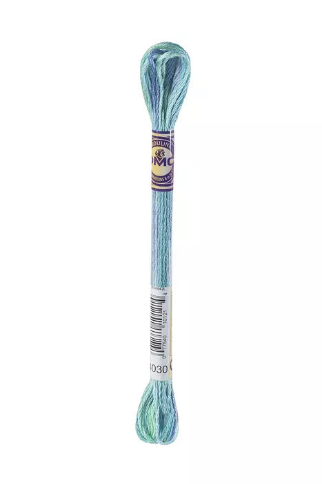 DMC 4030 Mouline Color Variations Blue Grey Strand Embroidery Floss