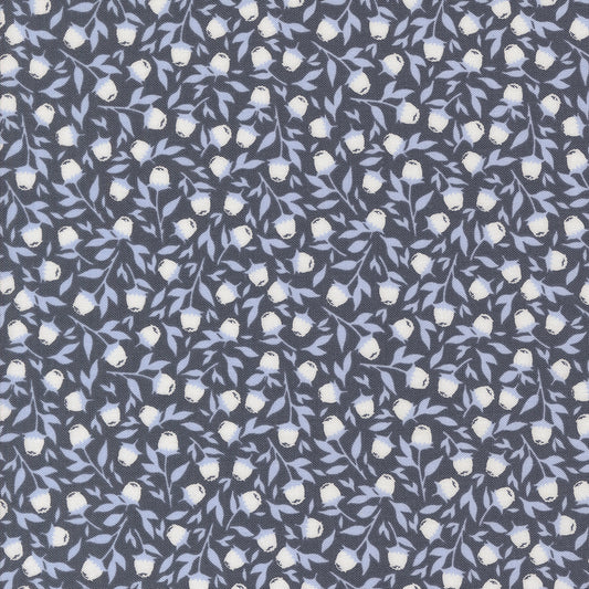 Sun Drenched Foraged Berries Indigo M4320315 by Sweetfire Road for Moda fabrics (sold in 25cm increments)