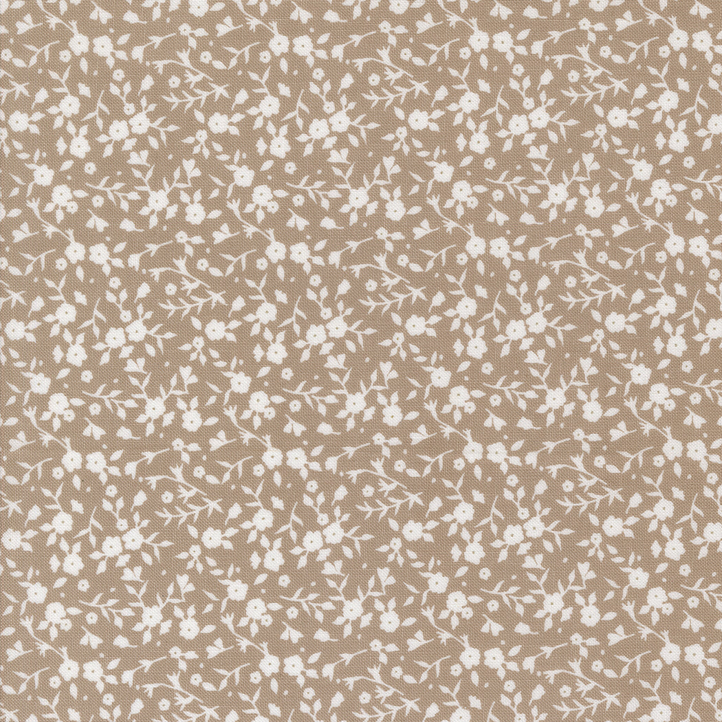 Sun Drenched Tiny Floral Stone M4320513 by Sweetfire Road for Moda fabrics (sold in 25cm increments)