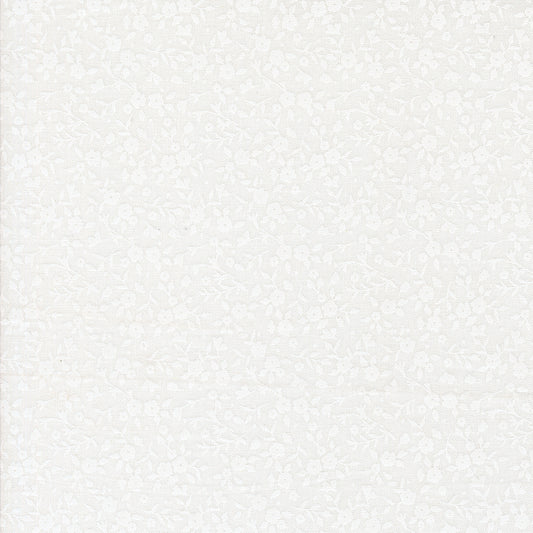 Sun Drenched Tiny Floral Cloud White M4320521 by Sweetfire Road for Moda fabrics (sold in 25cm increments)