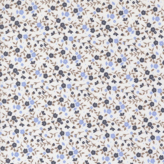 Sun Drenched Tiny Floral Cloud Indigo M4320525 by Sweetfire Road for Moda fabrics (sold in 25cm increments)