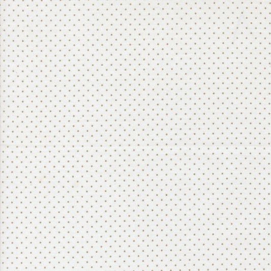 Sun Drenched Farmhouse Dots Cloud Stone M4320711 by Sweetfire Road for Moda fabrics (sold in 25cm increments)