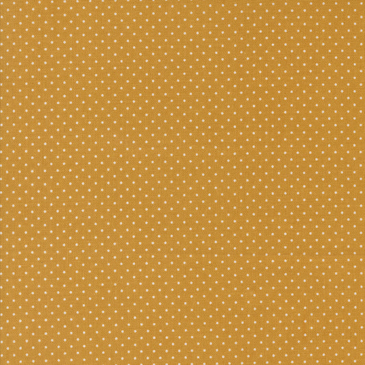 Sun Drenched Farmhouse Dots Golden M4320712 by Sweetfire Road for Moda fabrics (sold in 25cm increments)