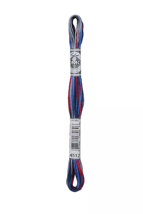 DMC 4512 Mouline Coloris Granite Grey 6 Strand Embroidery Floss