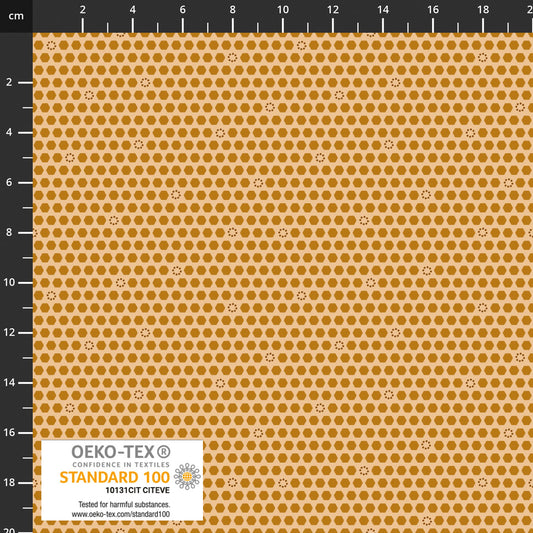 The Sweetest Embrace Honey Beehive 4514548 by Linette Jakobsen for Stoff Fabrics (sold in 25cm increments)