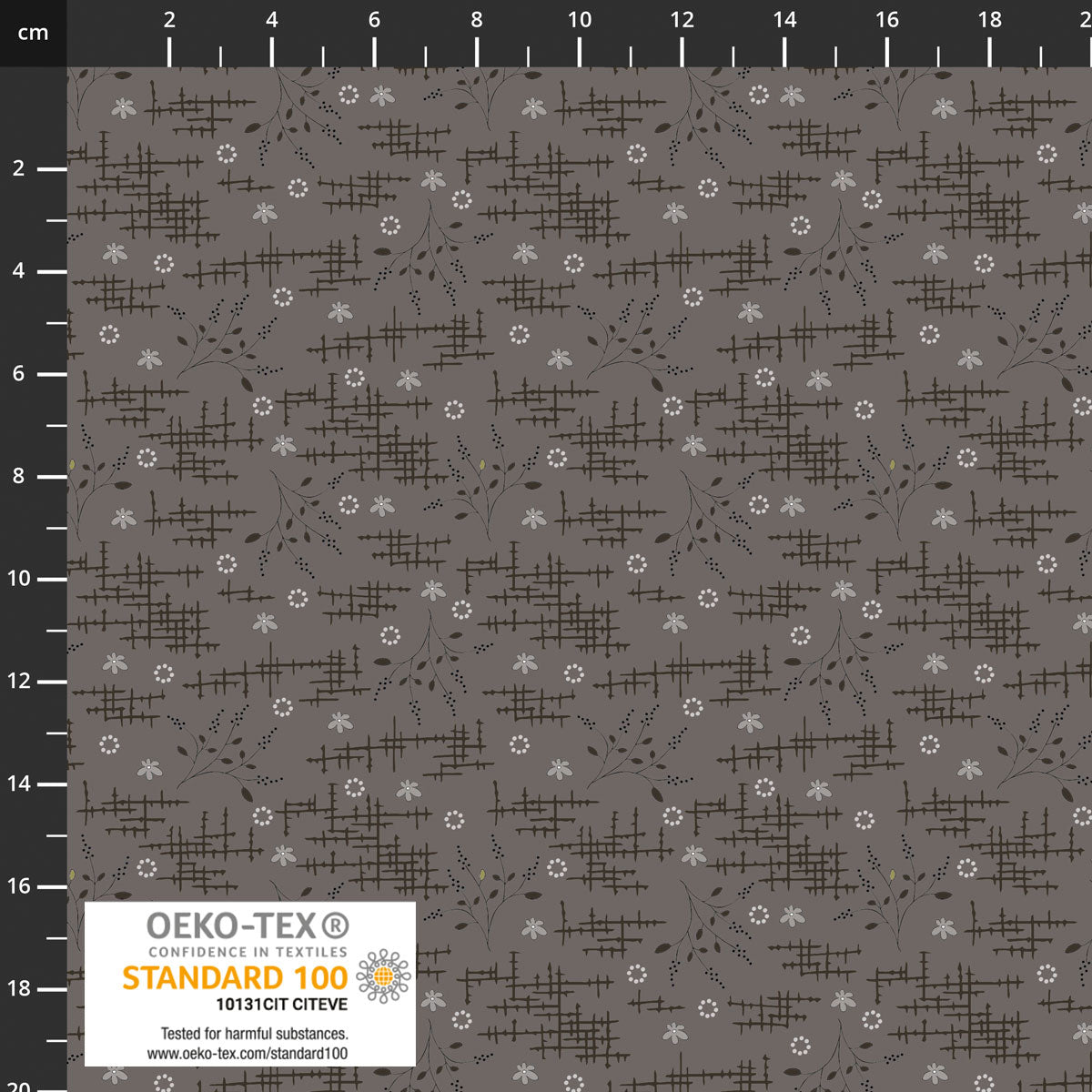 The Sweetest Embrace Gray Branches 4514553 by Linette Jakobsen for Stoff Fabrics (sold in 25cm increments)