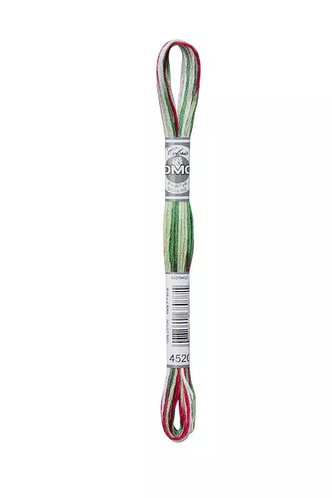 DMC 4520 Mouline Coloris Metallic Carmine Red 6 Strand Embroidery Floss