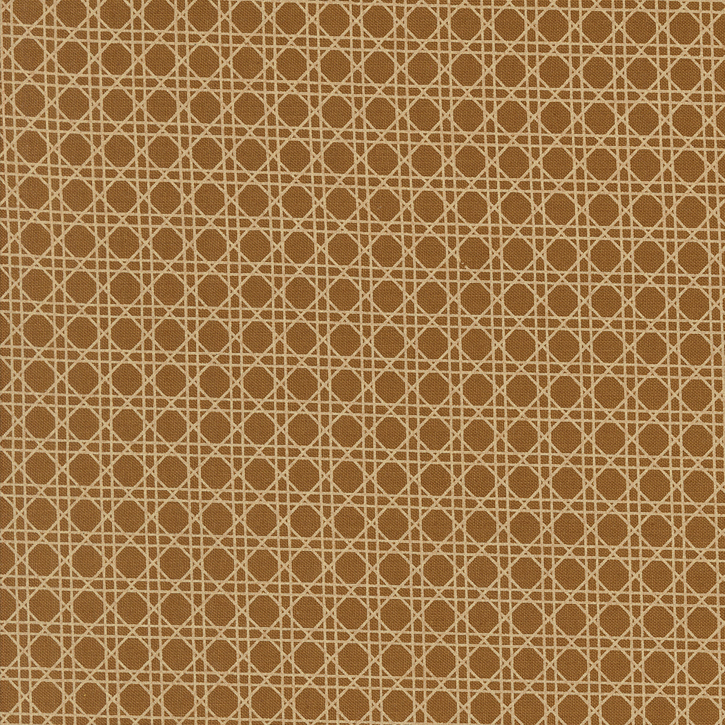 Old World Yuletide Christmas Trellis Sienna M4562714 by Fancy That Design House for Moda Fabrics (sold in 25cm increments)