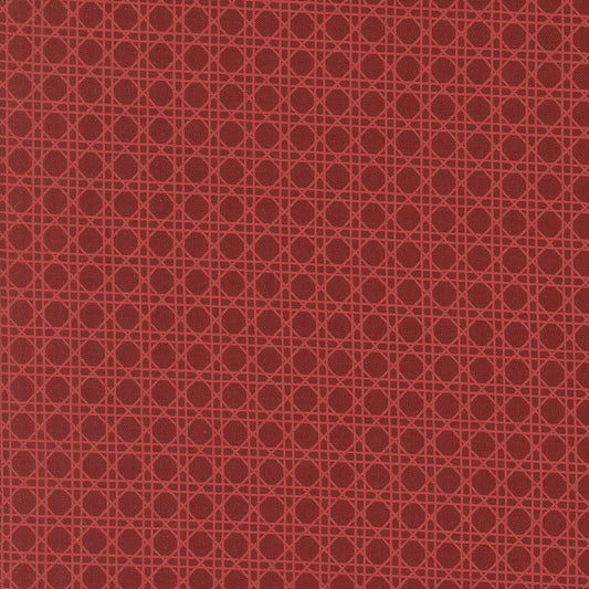 Old World Yuletide Christmas Trellis Crimson M4562717 by Fancy That Design House for Moda Fabrics (sold in 25cm increments)