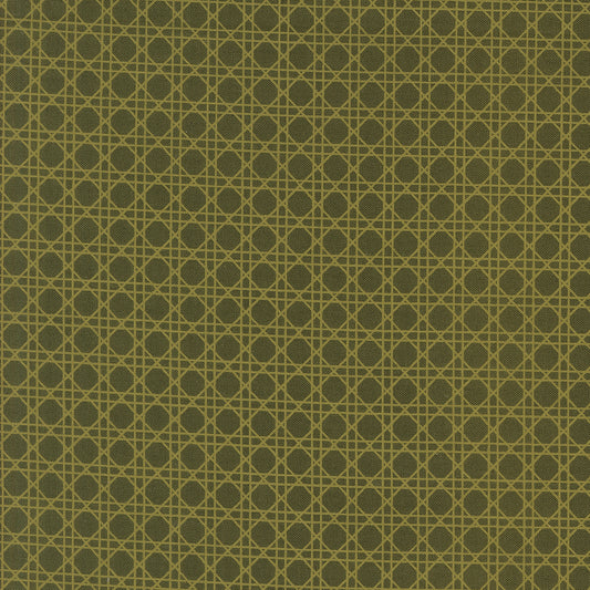 Old World Yuletide Christmas Trellis Pine M4562722 by Fancy That Design House for Moda Fabrics (sold in 25cm increments)