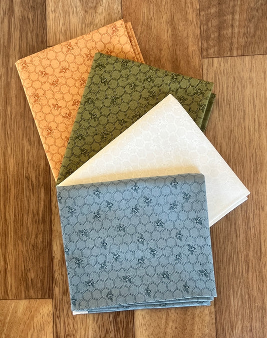 Wild Honey Honeycomb Fat Quarter Bundle by Lella Boutique for Moda Fabrics