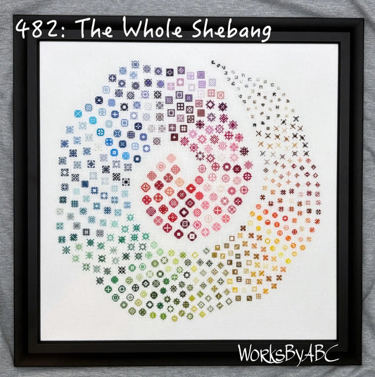 482: The Whole Shebang Cross Stitch Pattern by Works By ABC