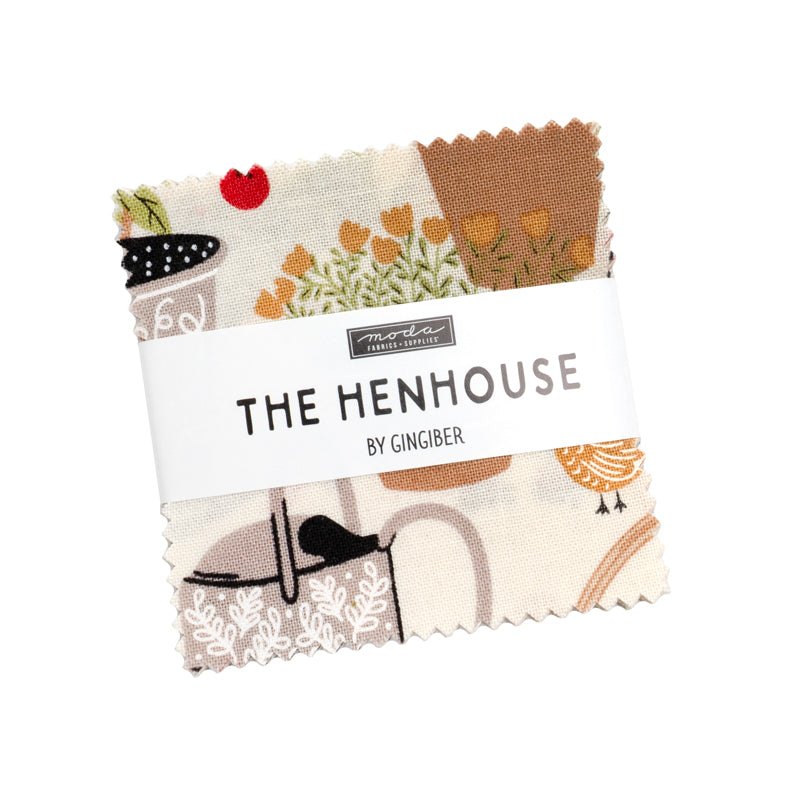 The Henhouse Mini Charm Pack by Gingiber for Moda Fabrics