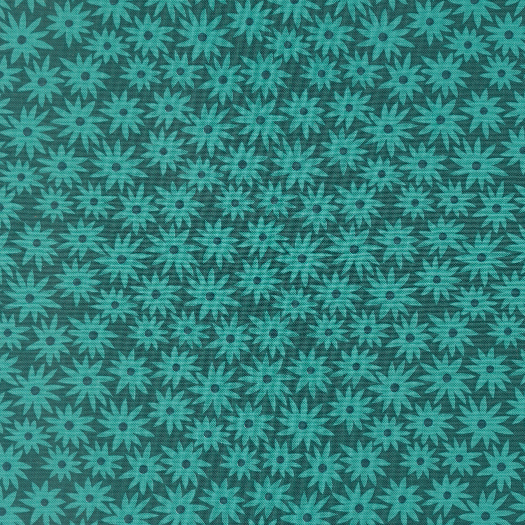 Scenery Sedum Dark Teal M5127017 by Elizabeth Hartman for Moda Fabrics (sold in 25cm increments)