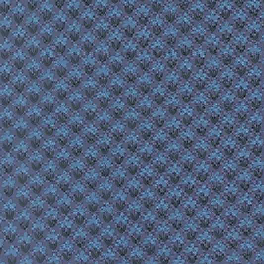 Scenery Meadow Denim M5127115 by Elizabeth Hartman for Moda Fabrics (sold in 25cm increments)