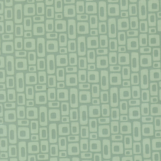 Scenery Marshmallow Dirty Jade M5127318 by Elizabeth Hartman for Moda Fabrics (sold in 25cm increments)