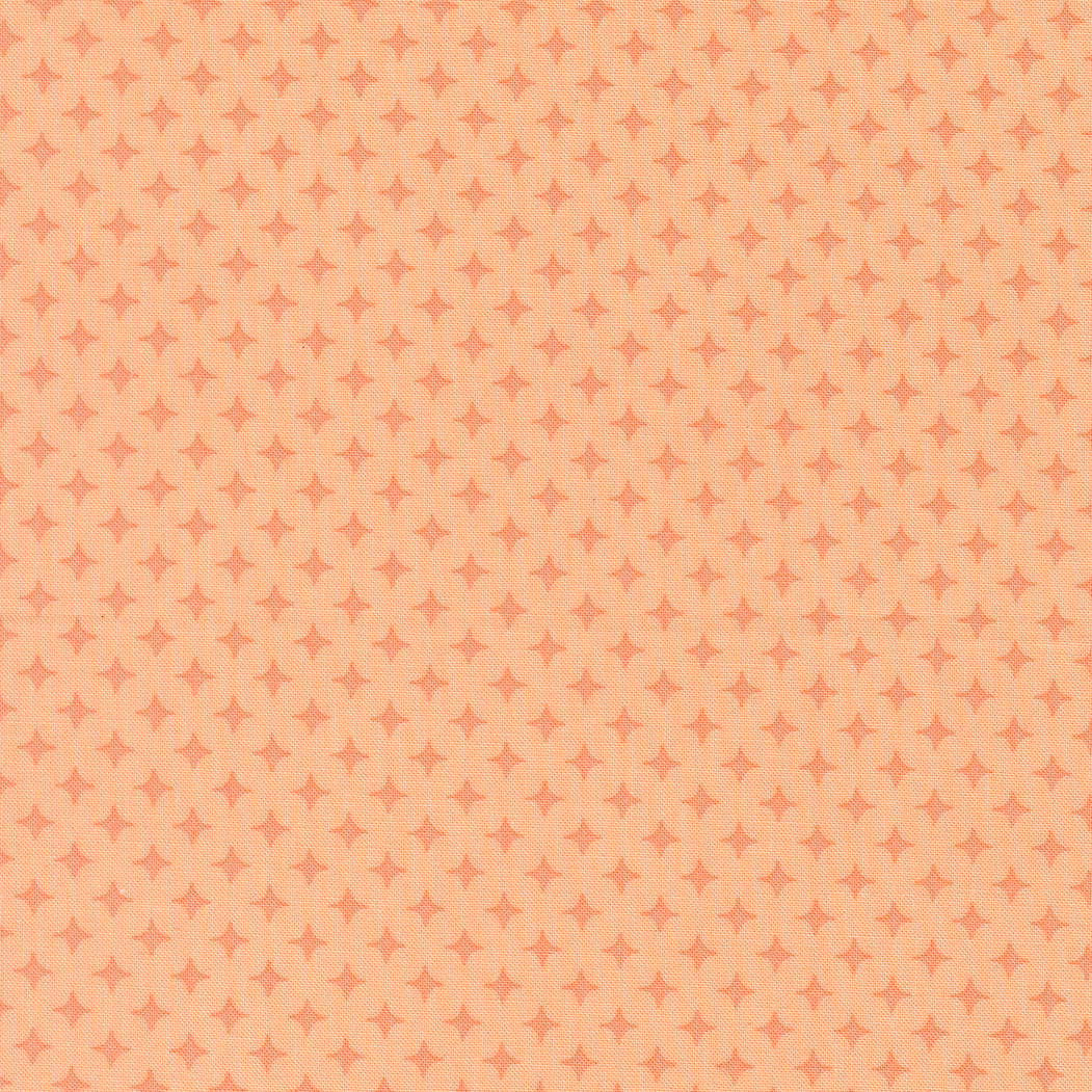 Scenery Diamonds Cantalope M5127519 by Elizabeth Hartman for Moda Fabrics (sold in 25cm increments)